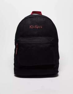 Рюкзак Kickers черного цвета с контрастными лямками