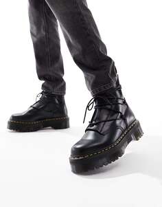 Черные ботинки на шнуровке Dr Martens Jarrick ii из гладкой кожи