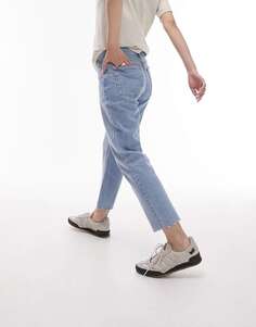 Светлые прямые джинсы Topshop Petite