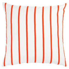 Чехол для подушки Ikea Nickfibbla, 50*50 см, белый/оранжевый