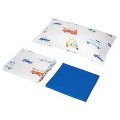 Комплект постельного белья Ikea Bergfink, 3 предмета, мультиколор, 150x200/50x80 см