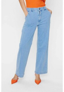 Расклешенные джинсы Nümph, светло-голубой (Размер S-M)