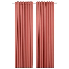 Шторы Ikea Majgull Blackout, 2 шт., 145x300 см, розовый