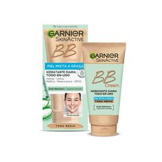 BB-крем Skin Active BB Cream Matificante para Pieles Mixtas a Grasas Garnier, Medio