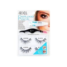 Набор косметики Set Pestañas Postizas Deluxe Pack con Adhesivo y Aplicador Ardell, Negro