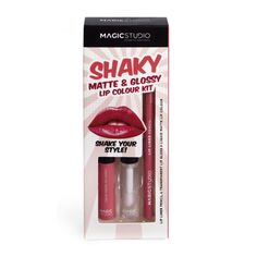 Набор косметики Shaky Matte&amp;Glossy Lip Colour Kit Magic Studio, Set 3 productos