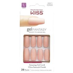 Накладные ногти Gel Fantasy Uñas Postizas Kiss, Ab Fab - Burgundy