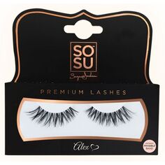 Накладные ресницы Premium Lashes Pestañas Postizas Alex Sosu, Negro