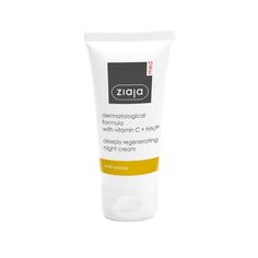 Ночной крем Antiarrugas crema de noche regeneradora con vitamina C y HA/P Ziaja, 50 ml