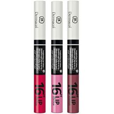 Губная помада 16H Lip Colour Long Lasting Labial Líquido Dermacol, 28