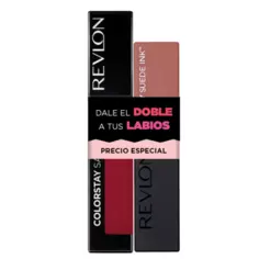 Губная помада ColorStay Suede Ink + ColorStay Satin Ink Pack barra de labios mate de larga duración Revlon, Set 2 productos