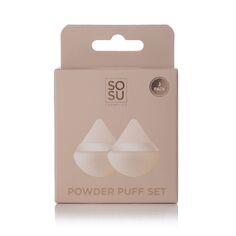 Пудра для лица Borlas para Polvos Powder Puff Sosu, Set 2 productos