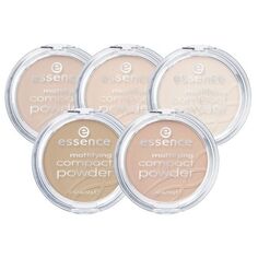 Пудра для лица Polvos Compactos Matificantes Mattifying Compact Powder Essence, 11 pastel beige