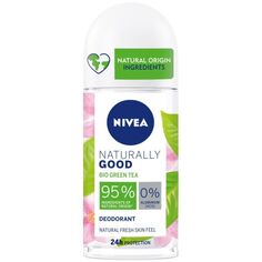 Дезодорант Desodorante Roll On Naturally Good Nivea, Té Verde