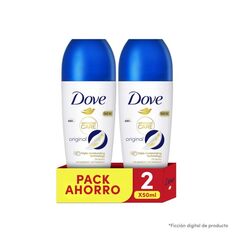 Дезодорант Original Women Desodorante Roll On Dove, 2 unidades