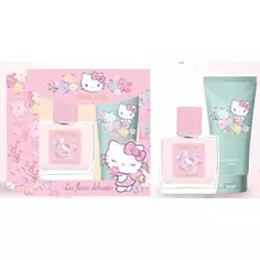 Детская туалетная вода Delicate Flower Estuche de regalo Hello Kitty, Set 2 productos