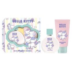 Детская туалетная вода Unicorn Eau de Parfum Set de regalo Hello Kitty, EDP 50 ml + Gel 50 ml