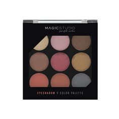 Тени для век Paleta de Sombras 9 Color Palette Magic Studio, Multicolor