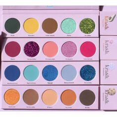 Тени для век Pedro Mini eyEXshadow Palette Krash Kosmetics, Multicolor