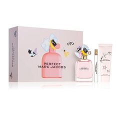 Женская туалетная вода Perfect Eau de Parfum Estuche de Regalo Marc Jacobs, EDP 100 ml + Loción Corporal 75 ml + Mini