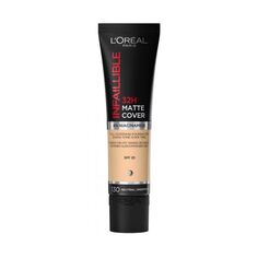 Тональная основа Base de Maquillaje Infalible 24H Matte-Cover L&apos;Oréal París, 130 L'Oreal