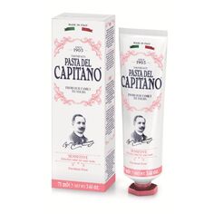 Зубная паста Dentífrico Sensitivo Pasta Del Capitano, 75 ml