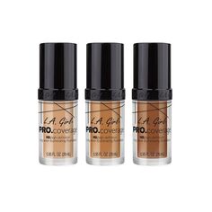 Тональная основа Base de Maquillaje PRO Coverage HD Long Wear Illuminating Liquid Foundation L.A. Girl, Beige