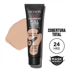 Тональная основа ColorStay Base de Maquillaje Cobertura Total Mate Revlon, 210 Sand Beige