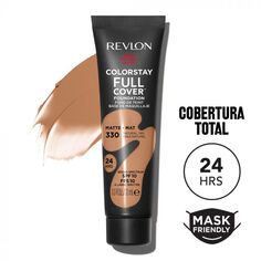 Тональная основа ColorStay Base de Maquillaje Cobertura Total Mate Revlon, 330 Natural Tan