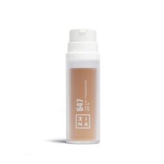 Тональная основа The 3 in 1 Foundation Base de Maquillaje 3Ina, 647 Medium Gold