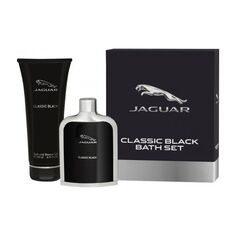 Туалетная вода унисекс Classic Black Set Eau de Toilette + Gel de Ducha Jaguar, EDT 100 ml + Gel 200 ml
