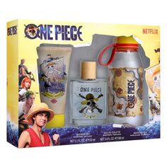 Туалетная вода унисекс Estuche One Piece EDT Netflix, EDT 100ML + Gel de Ducha 150ML + Botella