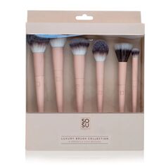 Косметическая кисть Luxury Brush Collection Brochas Faciales Sosu, 6 unidades