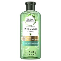 Шампунь Bio Renew Champú Reparador de Cáñamo y Aloe Vera Herbal Essences, 380 ml