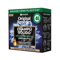 Шампунь Champú Sólido Equilibrante Carbón Magnético Garnier, 1 unidad