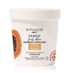 Маска для волос Family Fresh Délice Mascarilla Capilar Papaya, Fruta de la Pasión &amp; Mango Byphasse, 250 ml