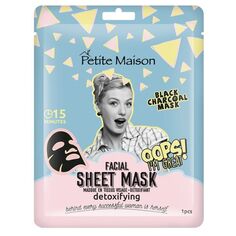 Маска для лица Sheet Mask Detoxifying Mascarilla Facial Purificante Petite Maison, 25 ml