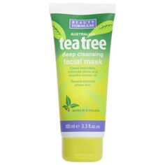 Маска для лица Tea Tree Facial Mask Beauty Formulas, 100 ml