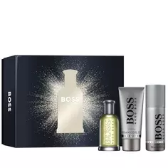 Мужская туалетная вода Boss Bottled Eau de Toilette Set de regalo navideño para hombre Hugo Boss, EDT 100 ml + Gel 100 ml + Desodorante