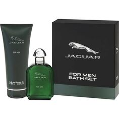 Мужская туалетная вода For Men Bath Set Eau de Toilette + Gel de Ducha Jaguar, EDT 100 ml + Gel 200 ml