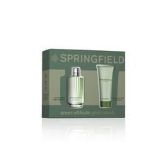 Мужская туалетная вода Green Attitude Eau de Toilette Estuche para hombre Springfield, Set 2 productos