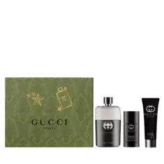 Мужская туалетная вода Gucci Guilty Pour Homme Eau de Toilette Set de regalo navideño Gucci, EDT 50 ml + Gel 50 ml