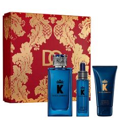 Мужская туалетная вода K by Dolce &amp; Gabbana Eau de Parfum Set de regalo Dolce &amp; Gabbana, EDP 100 ml + Aceite + Gel 50 ml