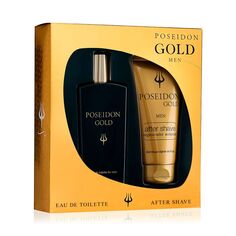 Мужская туалетная вода Poseidon Gold Men Eau de Toilette set de regalo Instituto Español, Set 2 productos