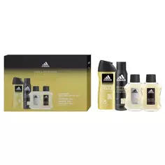 Мужская туалетная вода Victory League Eau de Toilette Set de regalo Adidas, Set 4 productos