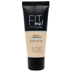 Набор косметики Base de Maquillaje Fit Me Matte + Poreless Maybelline New York, 105 Natural Ivory