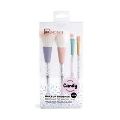 Набор косметики Candy Set de Brochas de Maquillaje Idc Institute, 4 unidades