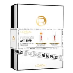 Набор косметики Cofre Prevención Anti-Edad con Revitalift Clinical Serum Vitamina C y Fluido Anti-UV SPF50+ L&apos;Oréal París, Set 2 productos L'Oreal