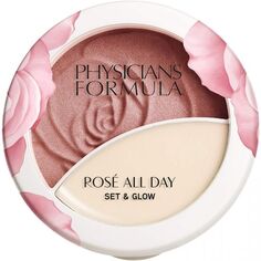 Набор косметики Rosé All Day Set &amp; Glow Bálsamo e Iluminador en Polvo Physicians Formula, Brightening Rose