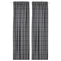 Шторы Ikea Haggveckmal Blackout, 2 шт., 145x250 см, темно-серый